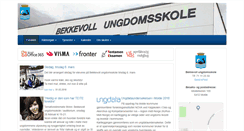 Desktop Screenshot of bekkevoll.uskole.no
