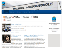 Tablet Screenshot of bekkevoll.uskole.no